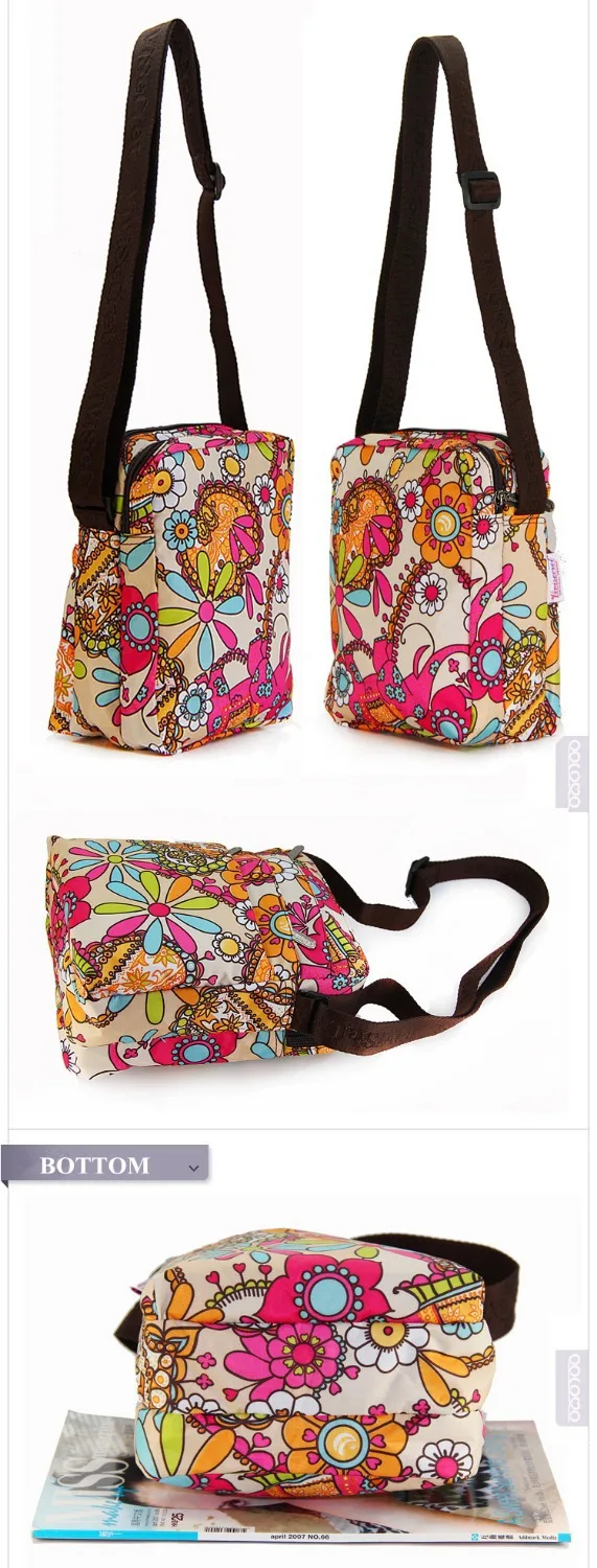 Известный брендовая дизайнерская обувь для женщин сумки через плечо Цветочные