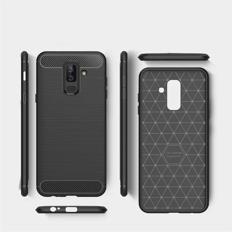 Shockproof Phone Case For Samsung Galaxy S7 S6 Edge edge S8 Plus Carbon Fiber TPU Design Material Cases Cover |