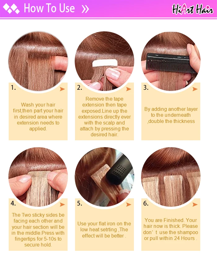 HiArt 2 г волосы Remy для наращивания на Клейкой Ленте для салона, двухсторонние человеческие волосы для наращивания на Клейкой Ленте, прямые волосы на Клейкой Ленте с фабрики