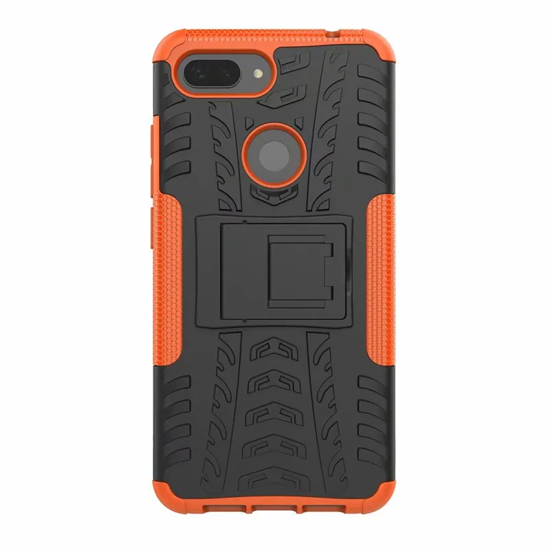 orange and gift Ударопрочный силиконовый Жесткий Чехол для Xiaomi Mi 9se 8lite 6X A2 redmi GO Note 7 Note 6 pro Max3 6A S2 Y2 7A K20 CC9E A3 чехол - Цвет: orange and gift