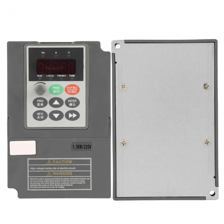 1.5kW 2HP вектор Тип частотный инвертор VFD конвертер 1-Phase 220V постоянного тока до 3-х фазный 0-220V 7A преобразователь частоты