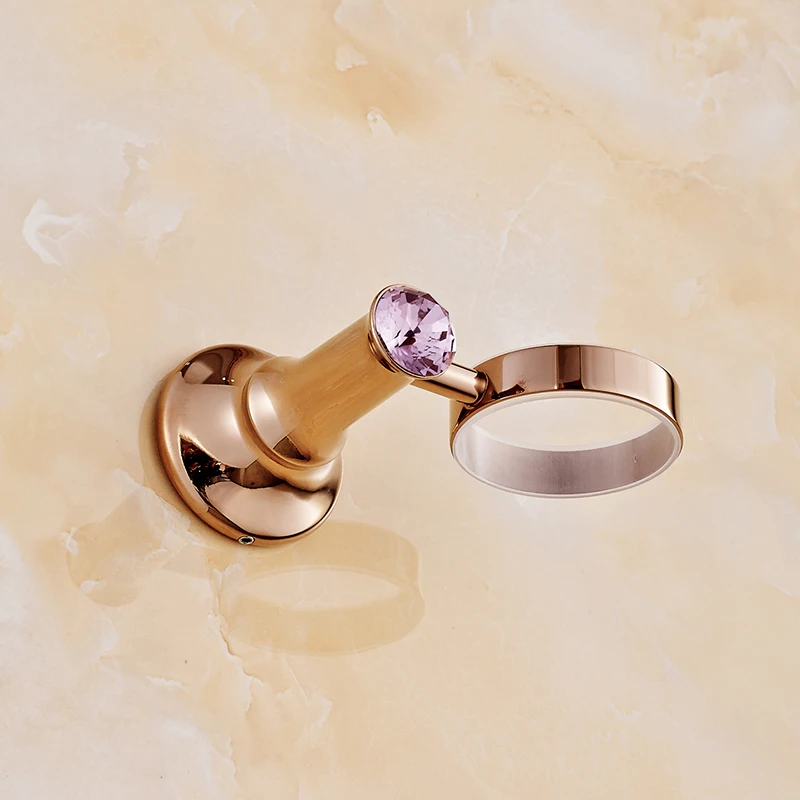 Новые современные аксессуары розовое золото зубная щетка стакан и подстаканник