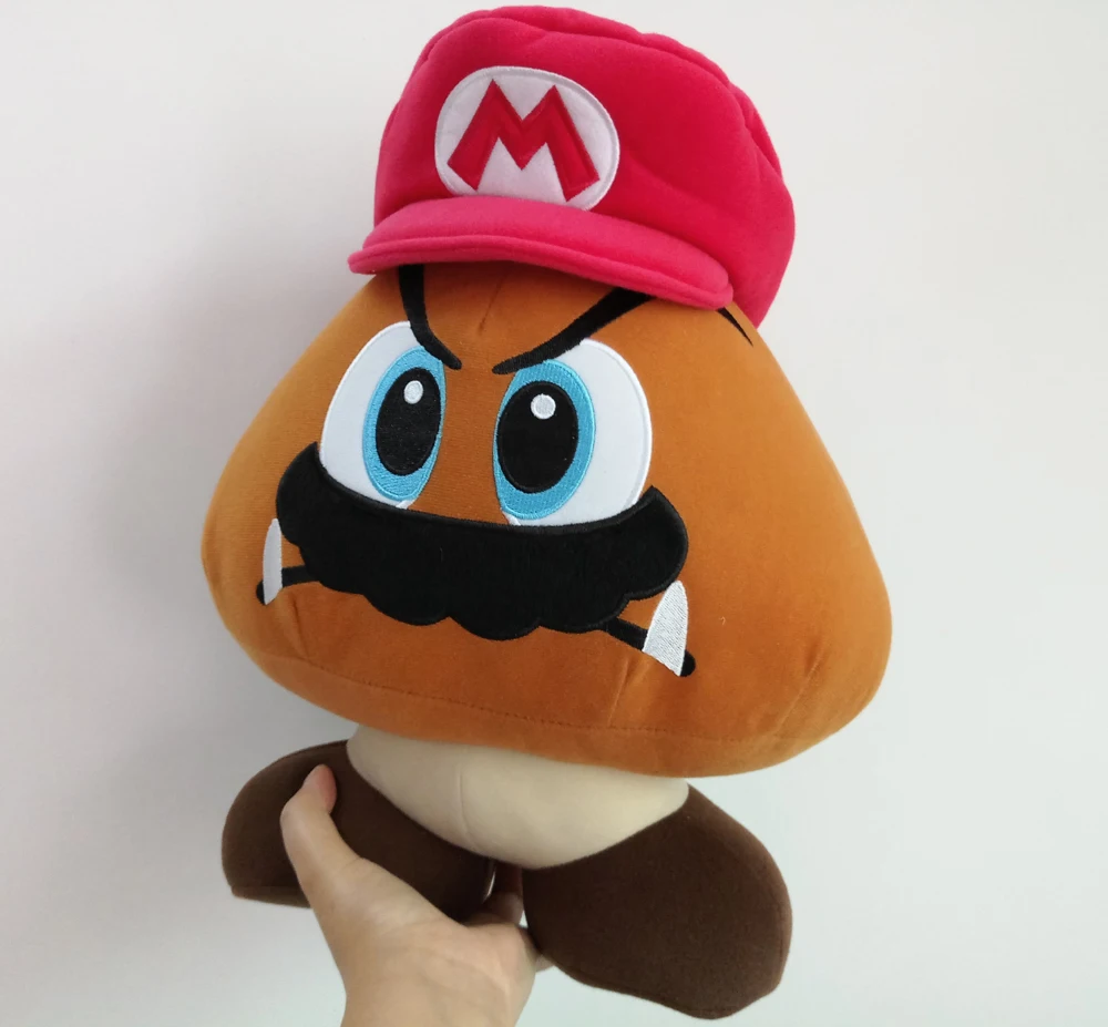 Мягкая игрушка Goomba коричневый гриб 14 дюймов плюшевая кукла Новинка|Персонажи