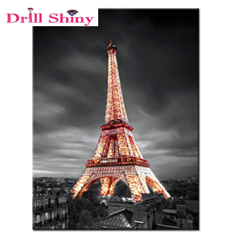 Алмазная мозаика Эйфелева башня для рукоделия алмазная вышивка пейзаж картины
