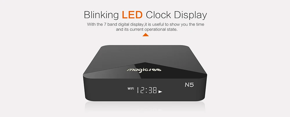 MAGICSEE N5 Android tv Box OS tv Box Amlogic S905X Android 7.1.2 2 Гб ОЗУ 16 Гб ПЗУ 2,4G 5G WiFi 100 Мбит/с BT4.1 поддержка 4K H.265