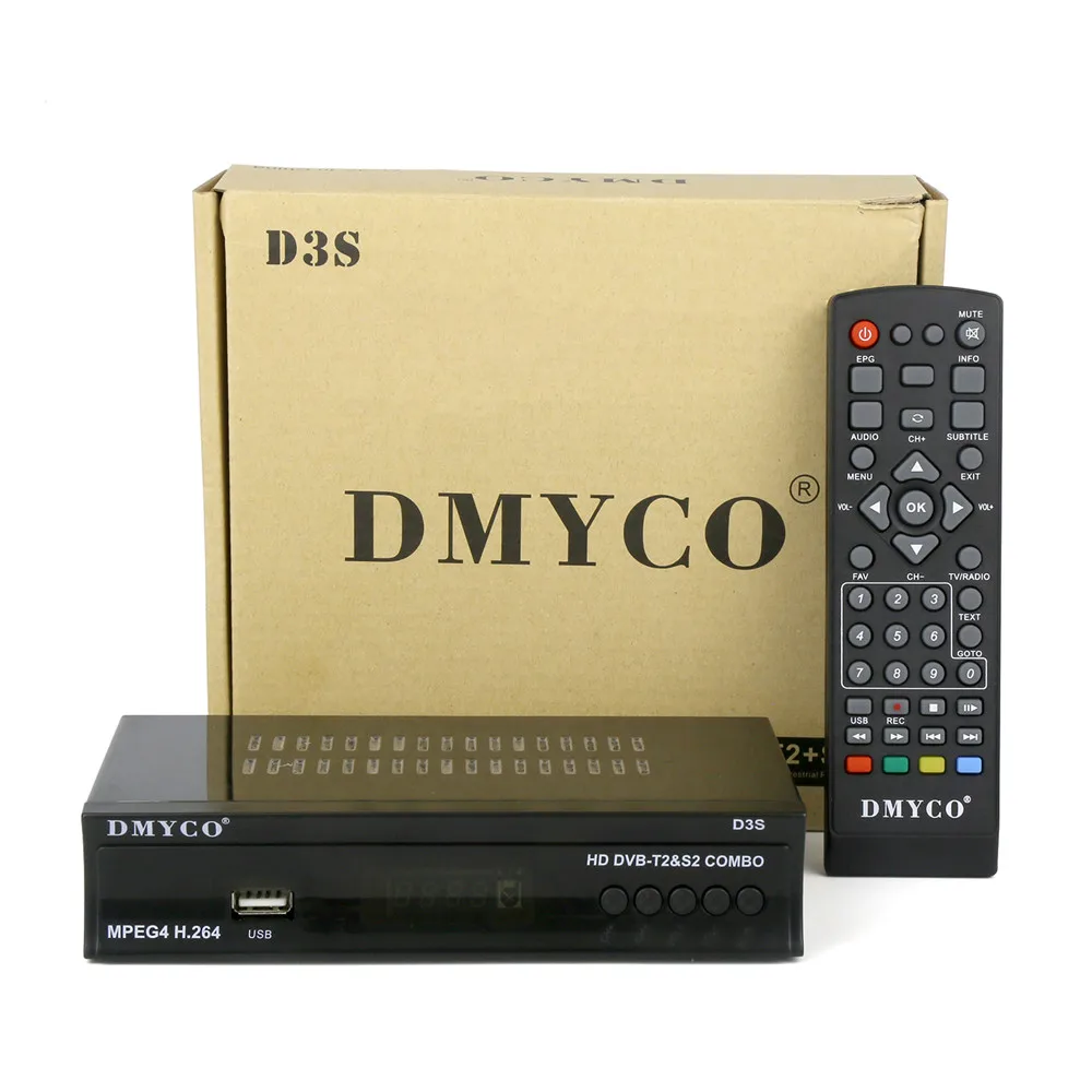 HD цифрового наземного Спутниковое ТВ комбинированный приемник dvb t2 + S2 C01S 1080 P DVB T2