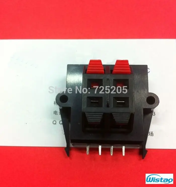 4 Pin Jack пружинный зажим 10 шт./лот нагрузки аудио динамик кабельный усилитель