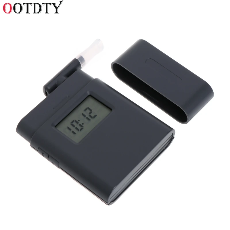 Цифровой алкотестер OOTDTY с ЖК дисплеем Алкотестер красной подсветкой и 5