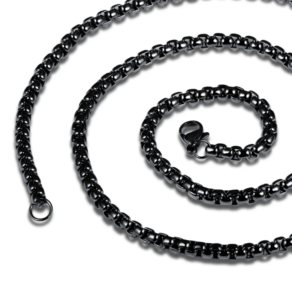 Ожерелья цепочки OPK GL744H мужские в коробке Модные Винтажные Украшения из