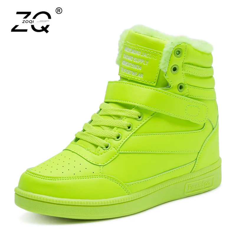 ZOQI Warm Winter Boots Women Shoes 2018 Non-Slip Sneakers Snow Soft Ankle For Botas Mujer Invierno | Обувь