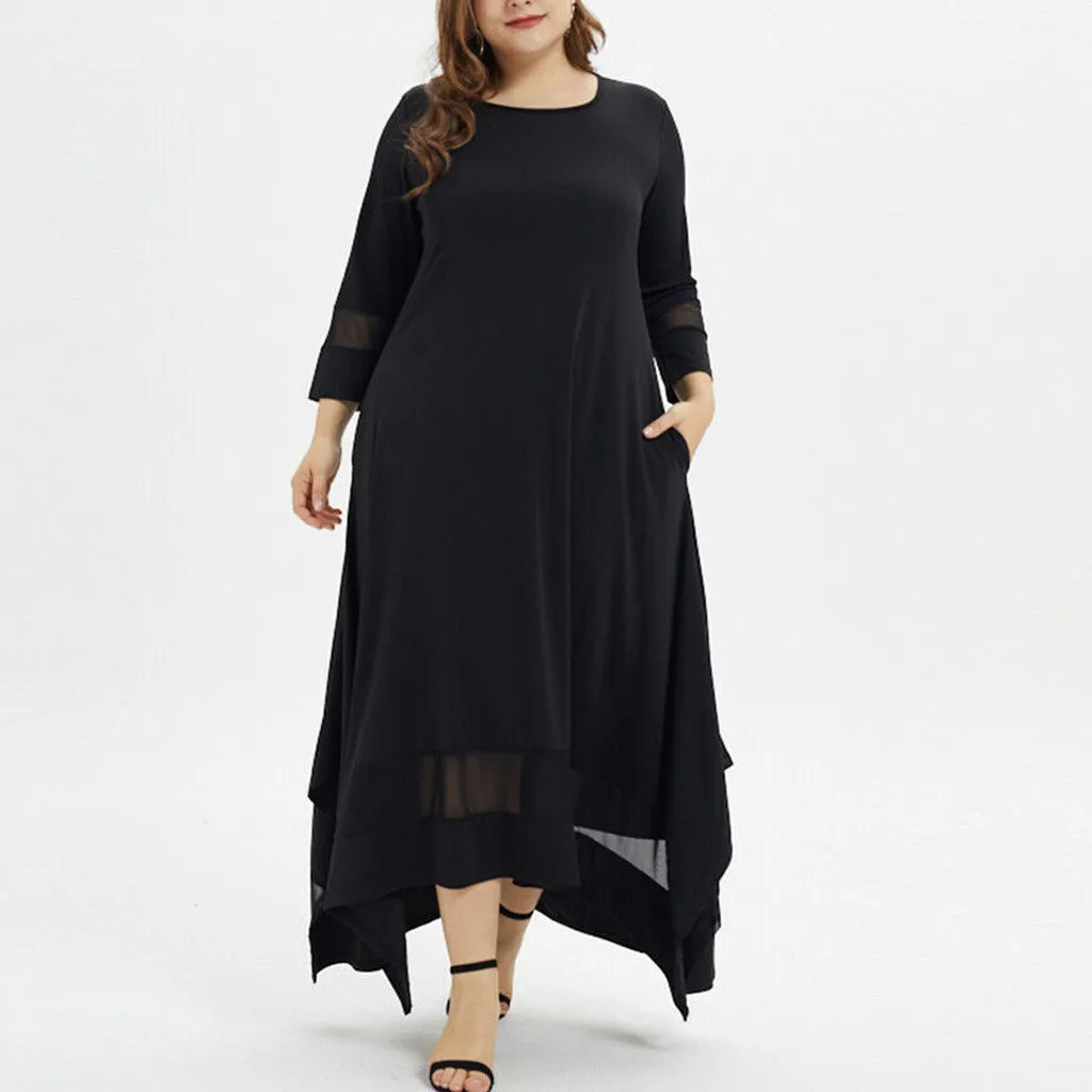 Платье #619 женское мусульманское с длинным рукавом|Женские платья| |