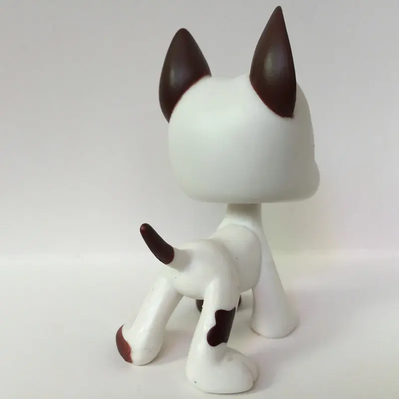 Магазин животных милые голубые и коричневые глаза белая собака Дэйн фигурка