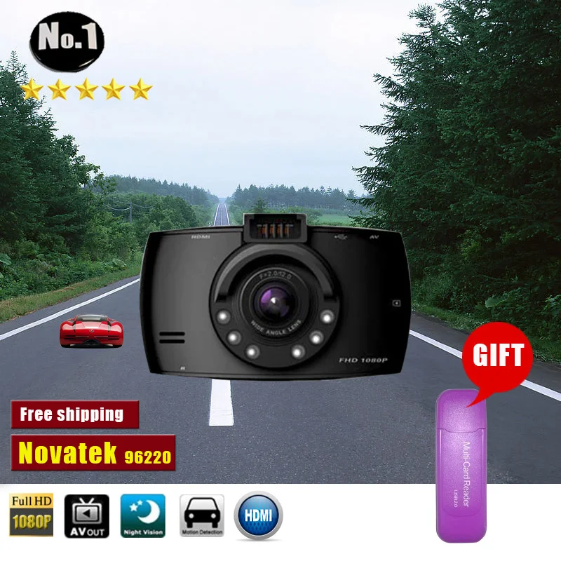 Много - карта чтения Novatek 96220 автомобиль dvr камера регистратор широкий угловой hd 1920