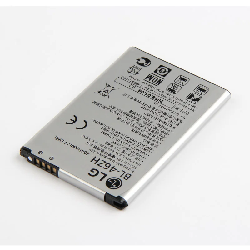 BL-46ZH Батарея для LG K7 K8 Tribute 5 AS330 K332 K350N K371 K373 K8V K89 LS675 LS675 M1 M1V MS330 US375 X210 2045 мА-ч