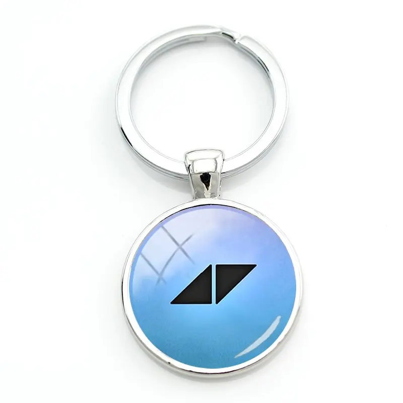 AC45 TAFREE Avicii, музыкальный производитель, брелок для ключей, модный круглый брелок для сумки, Автомобильный ключ, высокое качество, модные вентиляторы, подарок, ювелирное изделие AC46 - Цвет: AC45