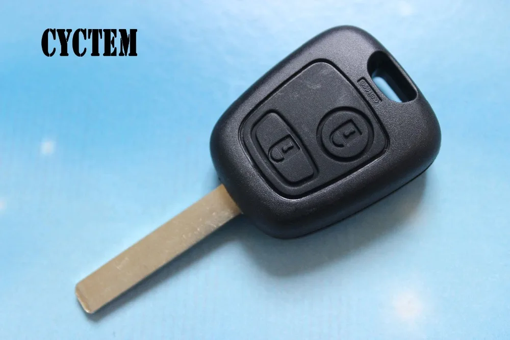 CYCTEM 2 кнопки дистанционного ключа оболочки подходят для peugeot 307 407 ключи