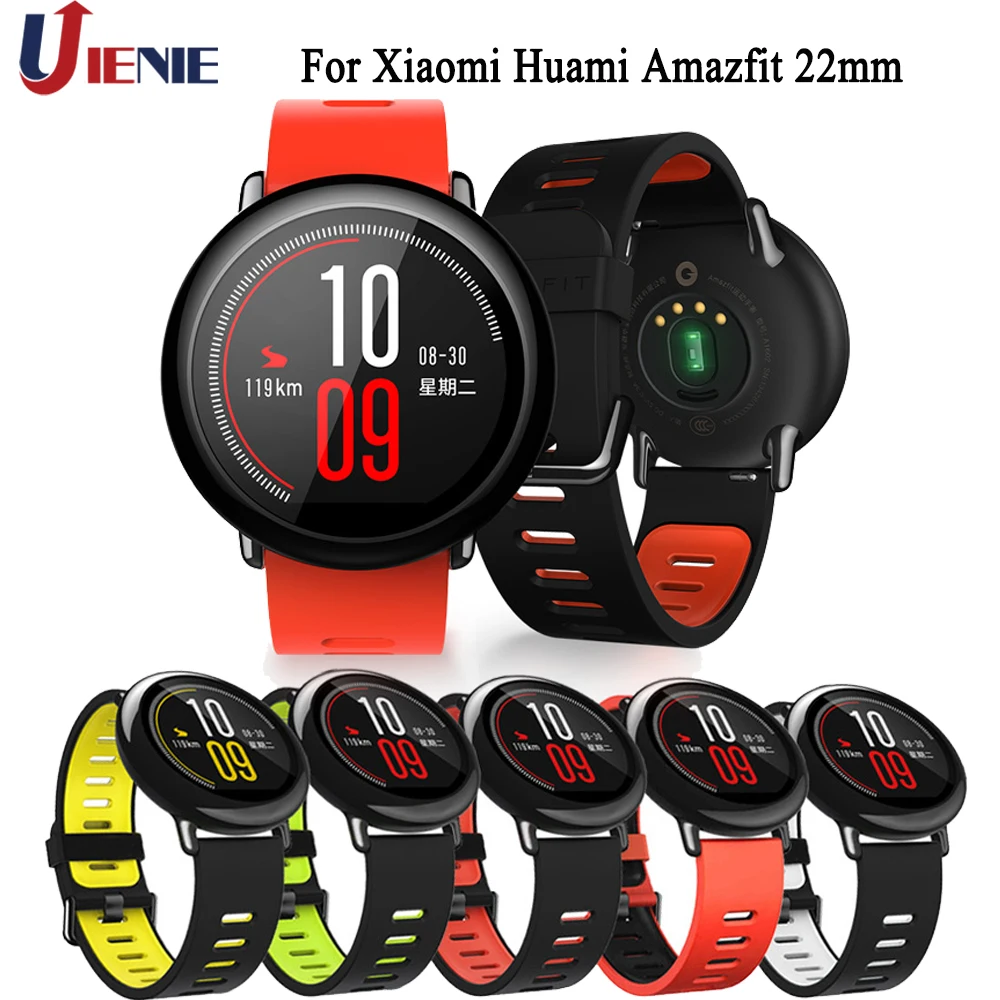 

Silicone Watchband Strap for Xiaomi Huami Amazfit PACE/ Stratos 3 2 2S/GTR 47mm Bracelet Band 22mm Sport Wristband Watch Correa