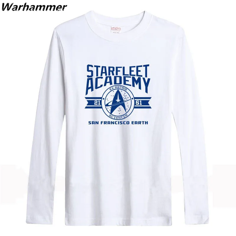 Warhammer Starfleet Academy футболка Homm с длинным рукавом из флока принтом хлопок большой