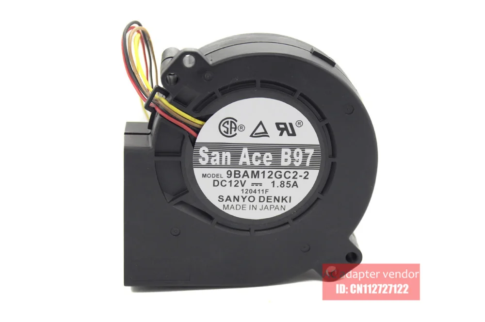 Для SANYO SAN ACE B97 9BAM12GC2-2 вентилятор турбо 9733 двойной шарикоподшипник Вентилятор охлаждения