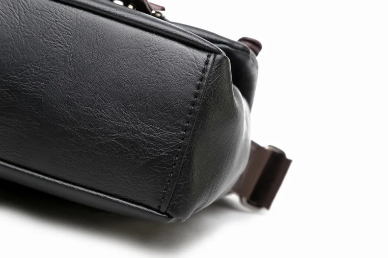 Повседневное Для мужчин сумка Винтаж Водонепроницаемый кожа Crossbody сумки