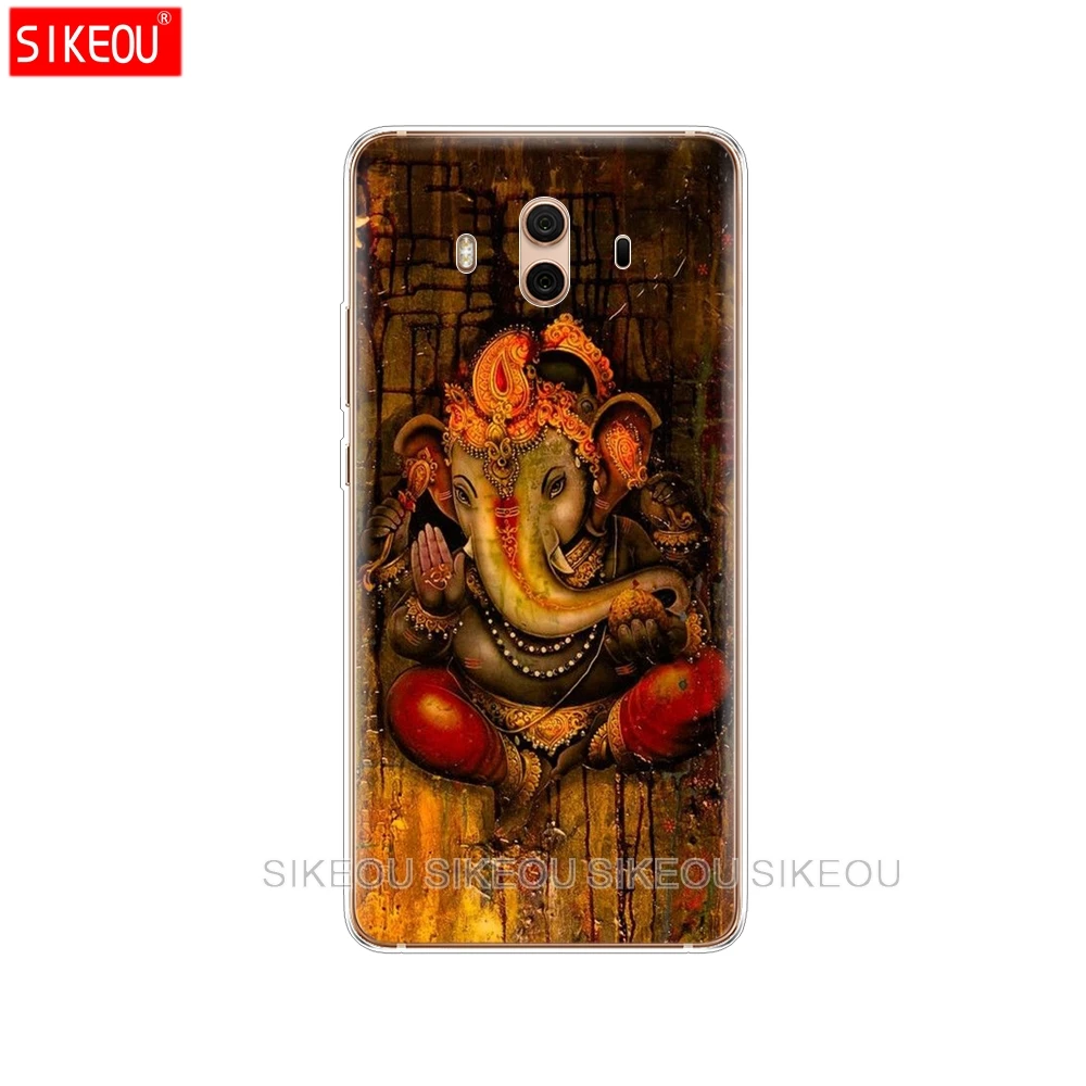 Силиконовый чехол для телефона Huawei mate 7 8 9 10 pro LITE Ganesha индуийский Бог слон|Бамперы|