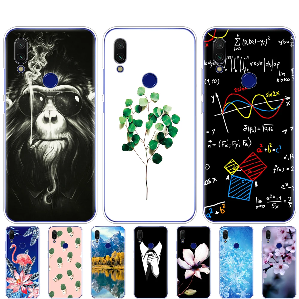 For Xiaomi Redmi 7 Case Silicone Painting Soft TPU cover phone 6.26 inch 632 model Fundas Coque bumper |