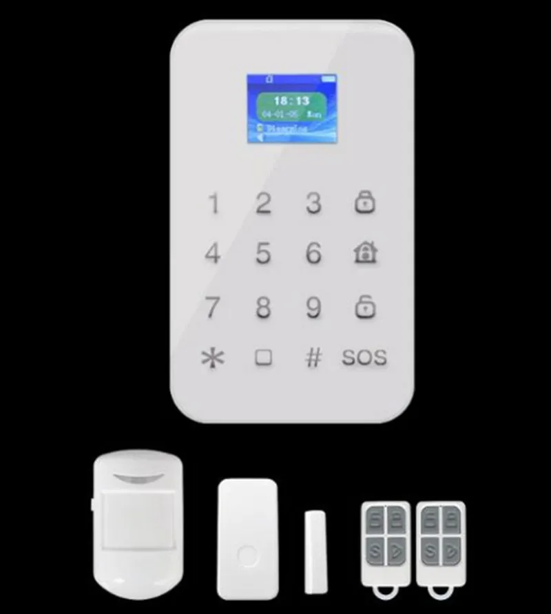 Multi-Language Touch Keypad GSM Alarm System APP Remote Control