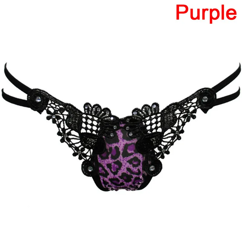 2018 Новая мода Красочные трусы женские сексуальные леопардовые кружевные стринги