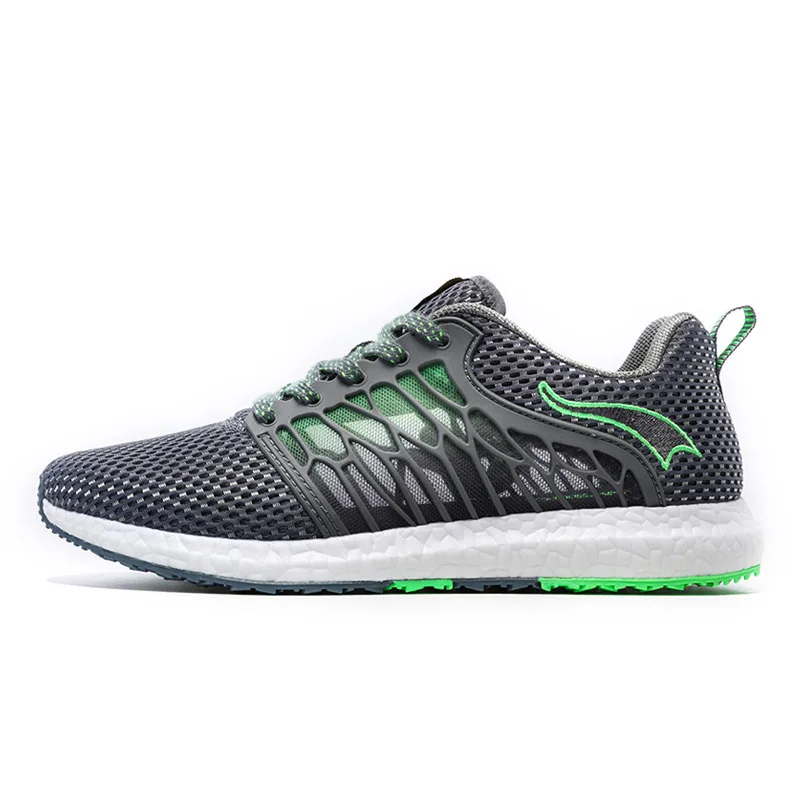 grey green ONEMIX Brand Summer Unisex Running Shoes Antislip Breathable Women's Retro Sport Sneakers Travelling Shoes For Men Size EU36-45 - Цвет: grey green