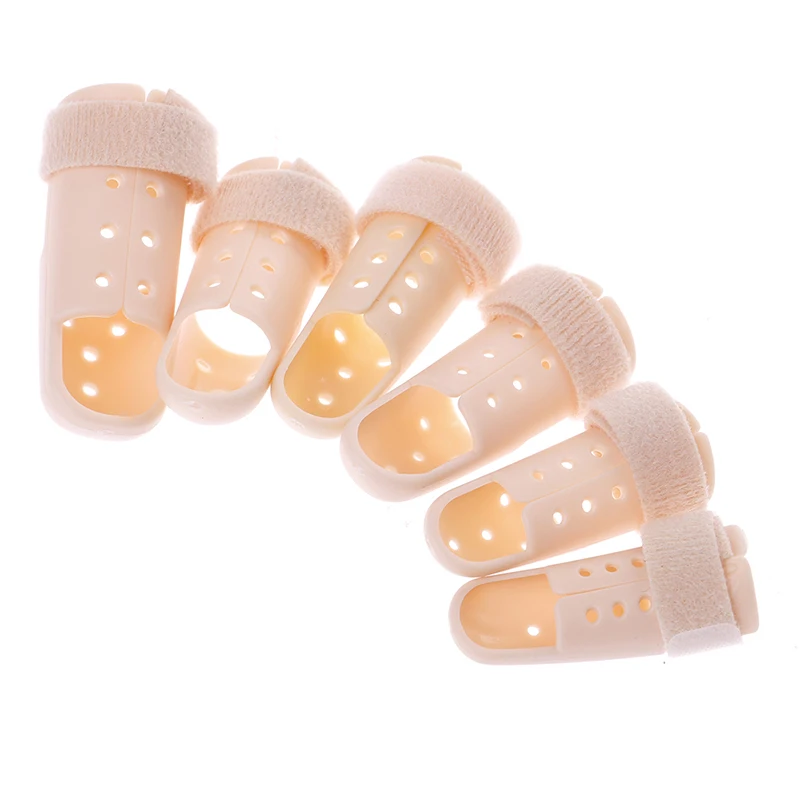 1 шт. Пластиковые регулируемые пальцевые шины для рук поддерживающие скобы