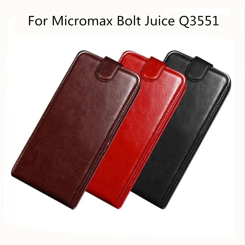 Для Micromax Q3551 Роскошные искусственная кожа обложка чехол для Bolt сок флип Защитная