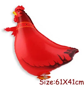 cock 45 стилей животные ходячие шары День рождения Свадебные украшения Воздушные шары события и вечерние принадлежности детские игрушки - Цвет: cock