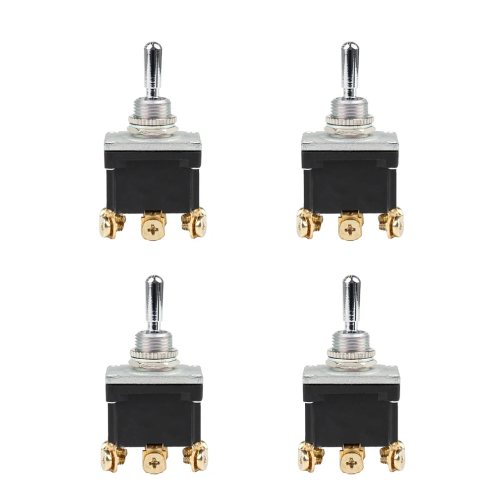 4 шт. AC 15A 250 V/20A 125 V водонепроницаемый 6Pin SPST вкл/выкл тумблер набор|Выключатели| |