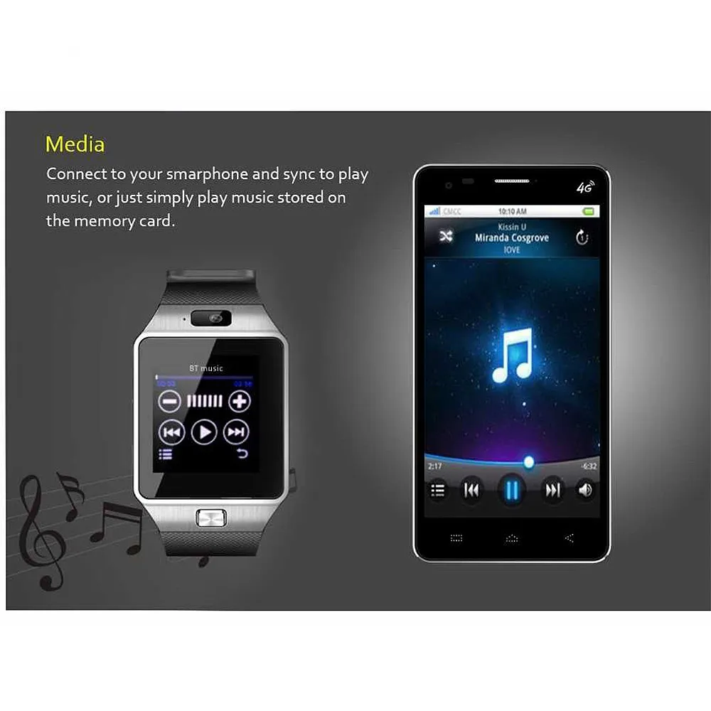 Bluetooth Smart часы DZ09 для Apple Watch с Камера 2G SIM карты памяти слот Smartwatch телефон Android IPhone