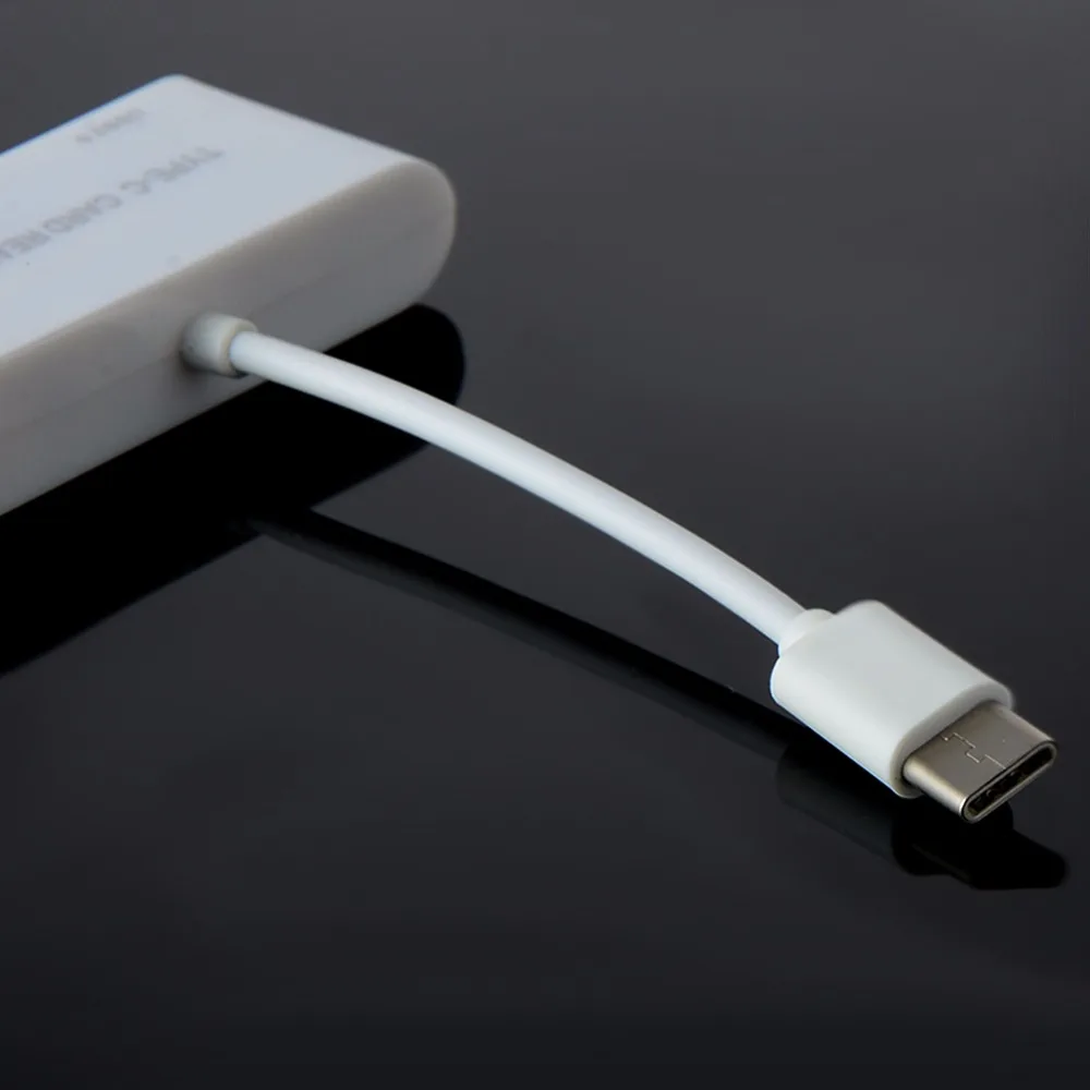 

3 In 1 USB Card Reader Adapter Type C Cable SD Micro SD TF Camera Connection For Macbook Pro Type-C Port