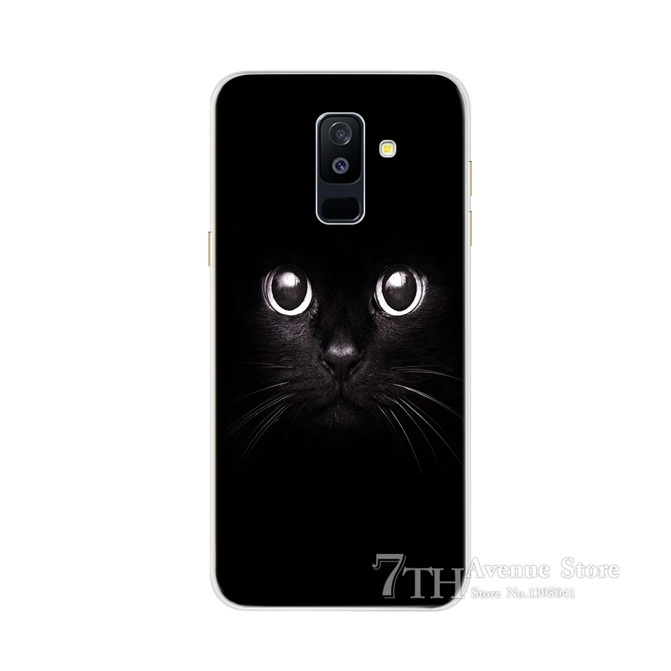 Силиконовый чехол для Samsung Galaxy A6 Plus 2018 A605 мягкая задняя крышка из ТПУ A600