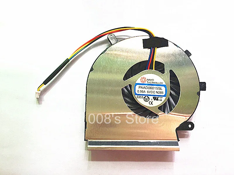 Процессор GPU Радиатор вентилятора оэм 4 Пина для MSI GE72 GE62 PE60 PE70 GL62 GL72 ms-16j3 GE62VR GP62MVR MS-16J8 MS-16JB кулер PAAD06015SL - Цвет лезвия: CPU Fan