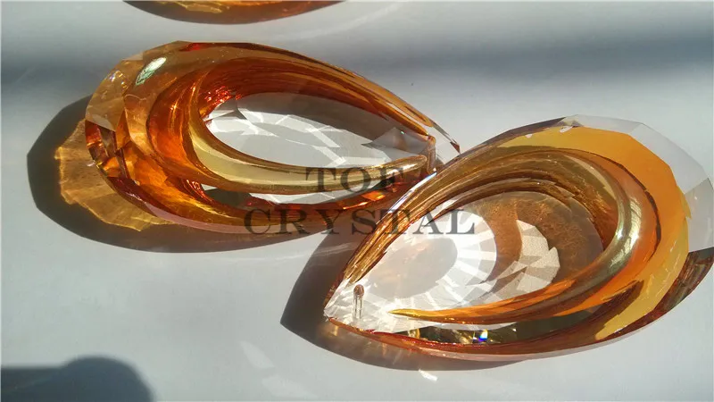 50 мм подвески для хрустальных люстр цвета Бургунди Dragon Eye 135 шт./лот|crystal prisms|chandelier