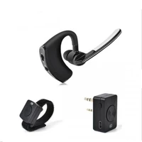 set handsfree bluetooth ptt mic speaker earphone earpiece wireless headphone headset for baofeng uv82 uv5r kenwood walkie talkie