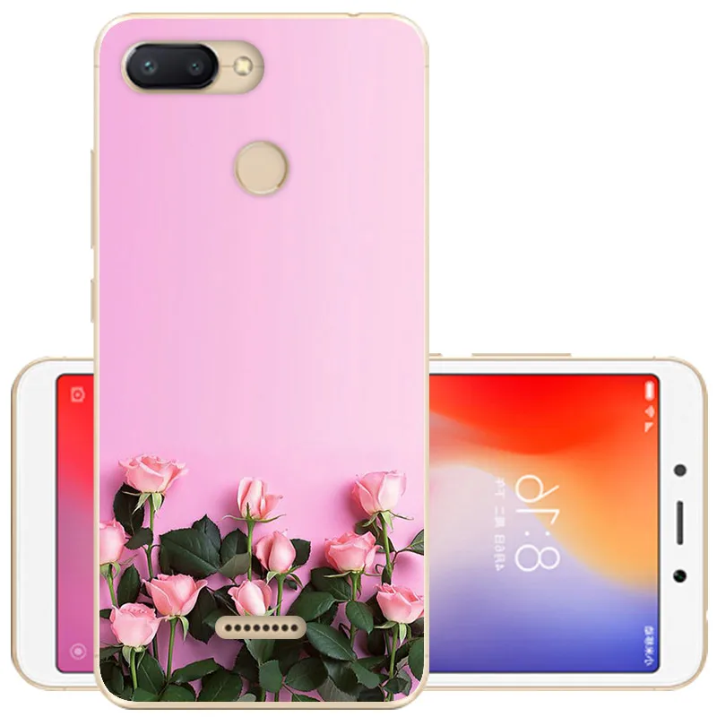5,4" для Xiaomi Redmi 6 6A чехол для телефона мягкий силиконовый чехол для Redmi 6A TPU Защитный чехол для Xiaomi Redmi 6 A Redmi6 задняя крышка
