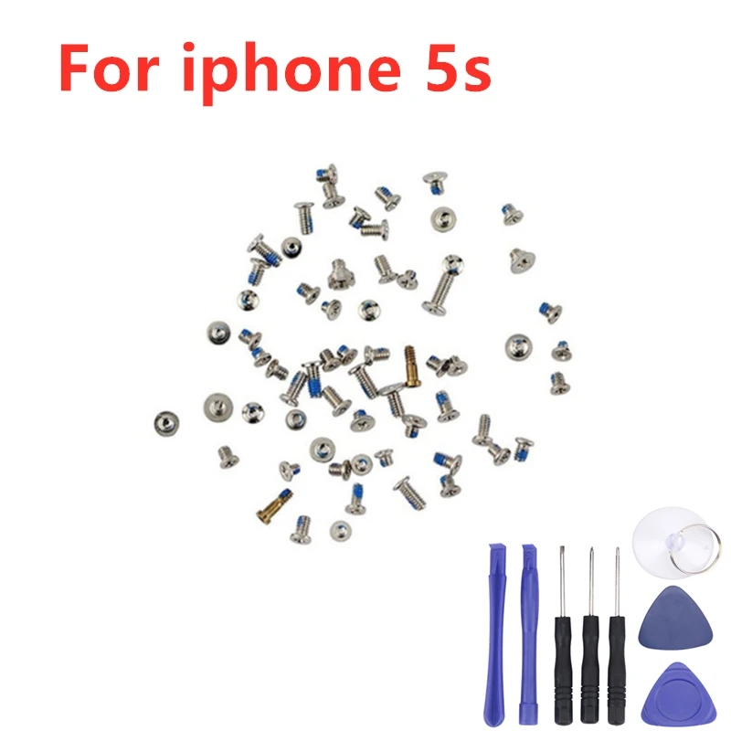 Полный набор винтов для iPhone ремонта болтов комплект Запасные детали мобильного