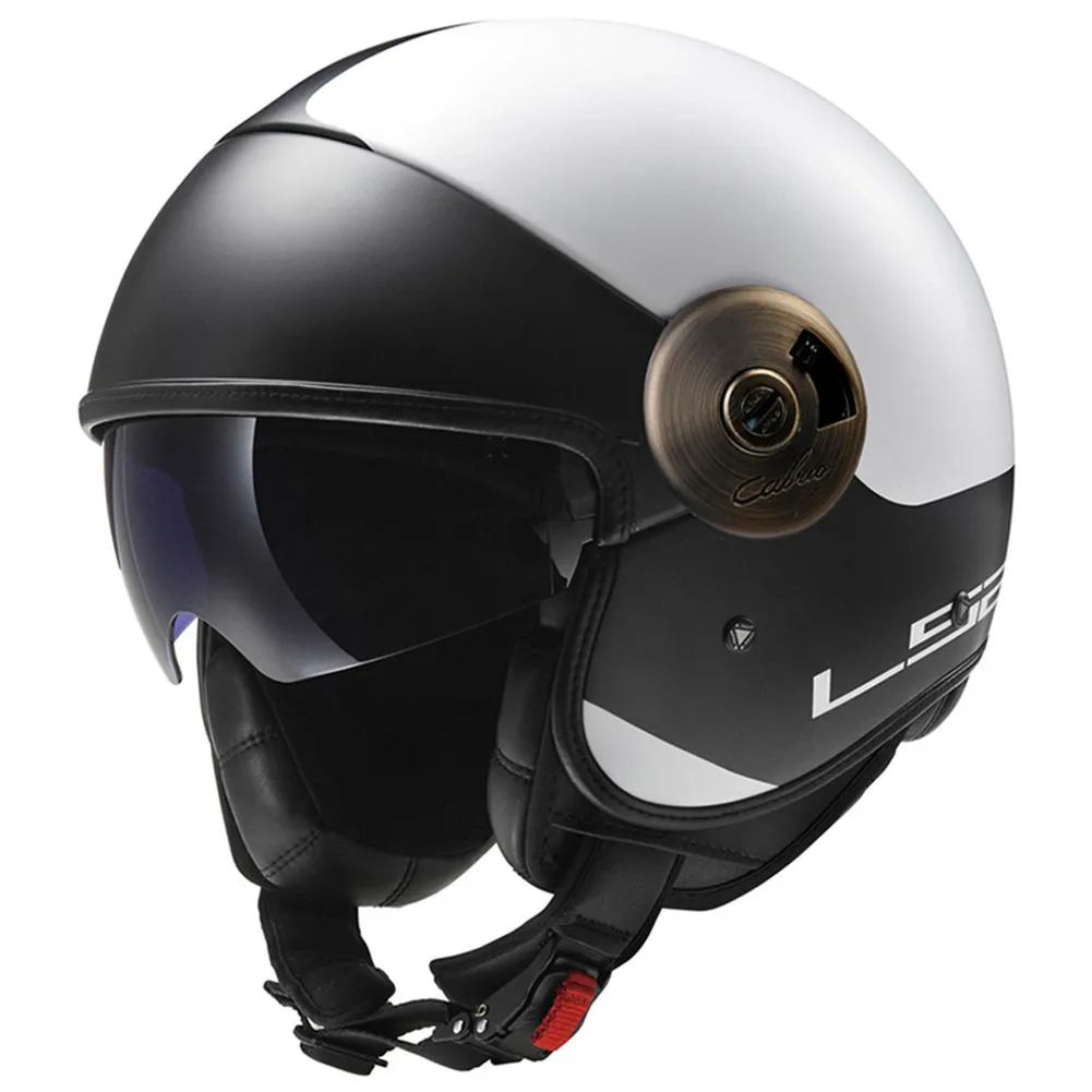 LS2 стекловолокна OF597 Cabrio через мотоциклетные шлем мопедов КАСКО Moto Винтаж Capacetes де
