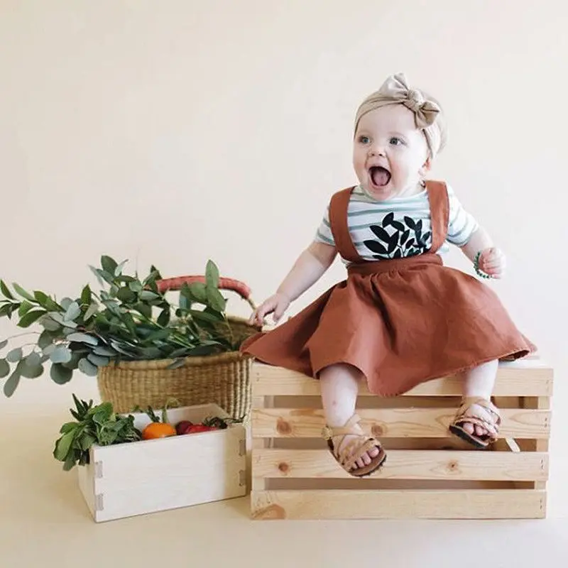 Детская одежда юбка для девочек юбки маленьких Милая осенняя малышей летняя