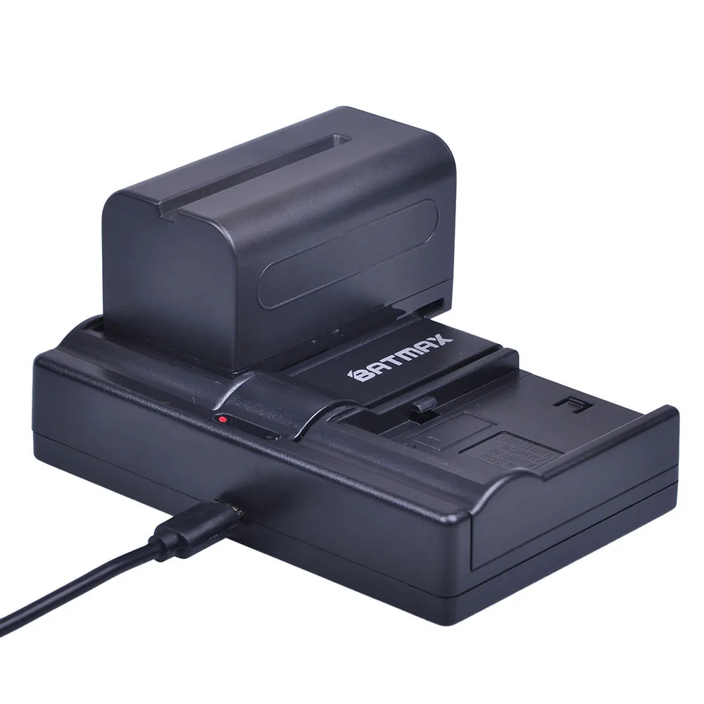 Batmax 4x5200 мАч NP F750 F770 батарея + двойное зарядное устройство USB для Sony CCD TR917 TR940