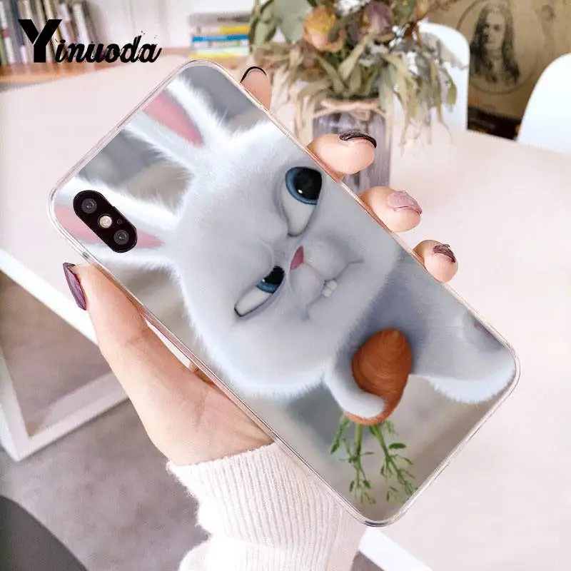 9 Yinuoda для iPhone 7 6 X чехол Кролик на Луне Прозрачный чехол для телефона чехол для iPhone 8 7 6S Plus X 5 5S SE XR XS XSMAX - Цвет: 9