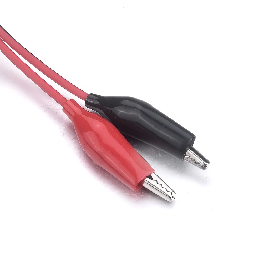 6Pcs/Set High Quality Copper Wire Core 1m Long Cable Banana Plug to Alligator Clips Durable Cables Connector Power Test Leads |