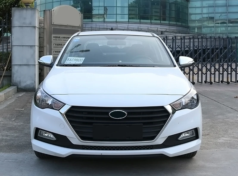 Для hyundai VERNA Solaris Accent наружная АБС хромированная дверь боковое крыло зеркало заднего вида накладка наклейка 2 шт
