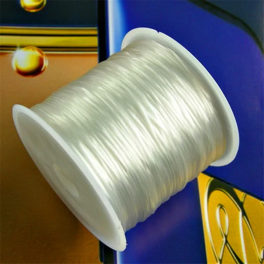 1 рулон прозрачного нейлона 0 5 мм эластичный растягивающийся проволочный Корд с