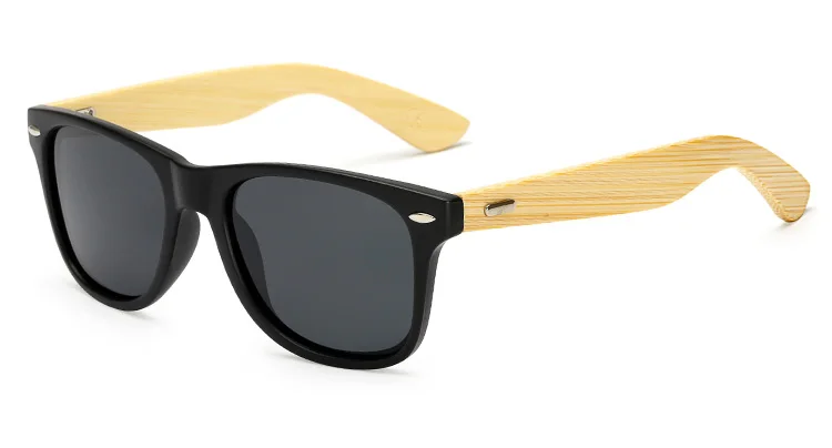 Длинные Хранитель Мужские поляризационные бамбуковые солнцезащитные очки с