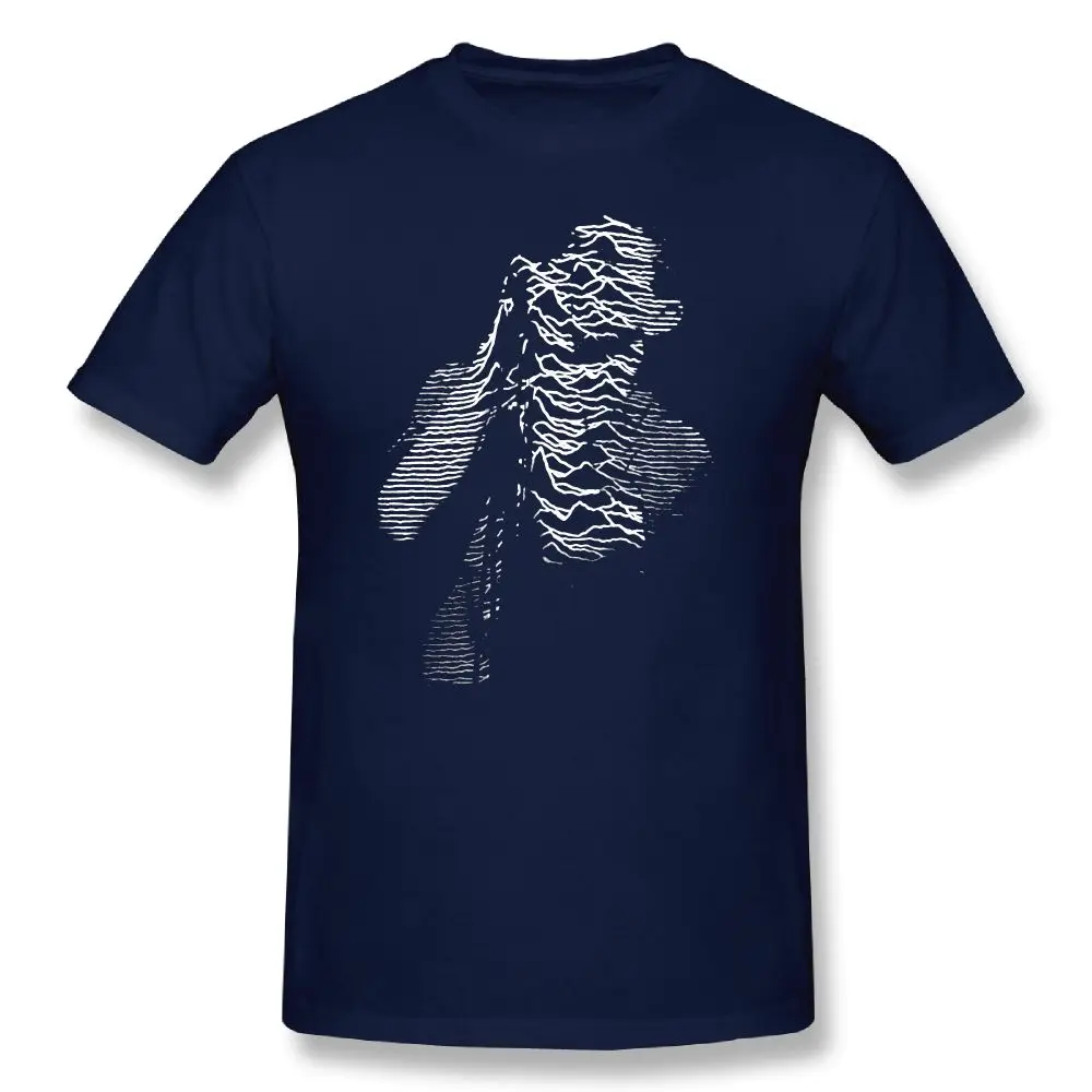 Joy Division футболка размера плюс 5XL футболки мужские с коротким рукавом футболки мужские Забавные футболки мужские 100 хлопок футболка - Цвет: navy blue